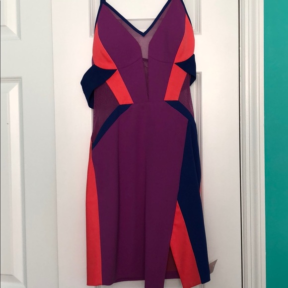 Three Floor Dresses & Skirts - Sexy Wild Colors Dress 💜💙🧡💛